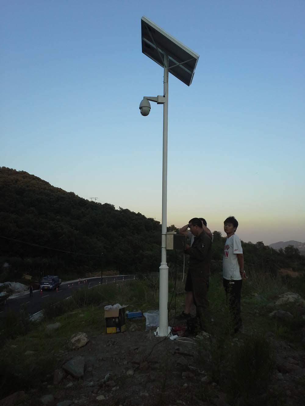 山体滑坡太阳能监控系统